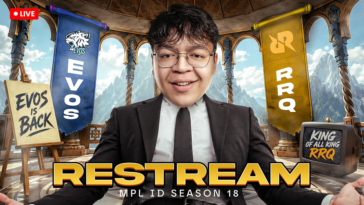 ⚔️ RESTREAM KING EVOS VS KING OF ALL KING RRQ ⚔️DERBY CLASSIC MPL S18 - TOP UP DI OURASTORE.COM