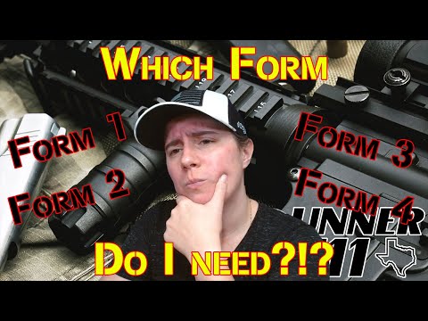 BRIEF:  What is an ATF Form 1?  Form 2?  Form 3?  Form 4?  Which Do I Need?!?  #atf #nfa