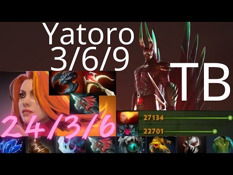 Yatoro Terrorblade vs Luna, Pangolier, Dark Seer - PSG.LGD vs TSpirit g2 ESL1 dota2