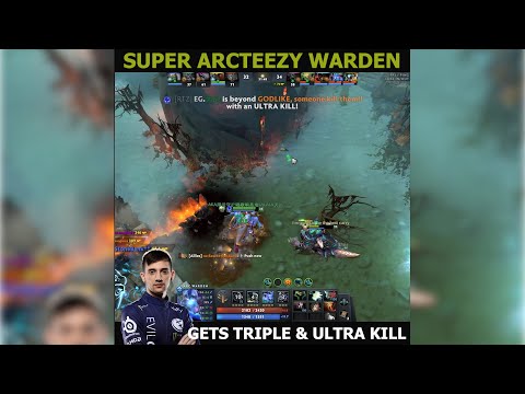 EG Arteezy Arc Warden Is OP