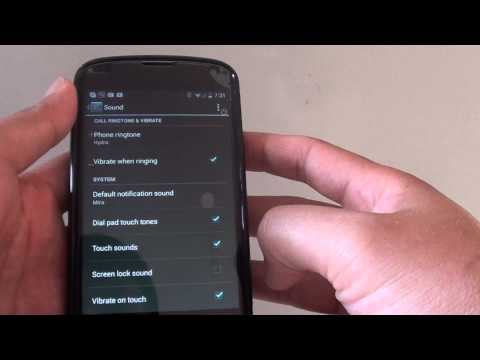 Google Nexus 4: How to Enable/Disable Screen Lock Sound