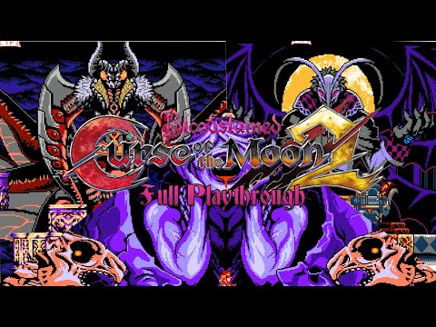 Bloodstained: Curse of the Moon 2 - Full Playthrough (All Episodes & True Ending)