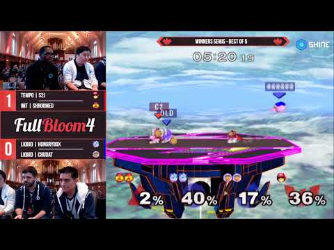 Full Bloom 4 - S2J & Shroomed vs. Hungrybox & Chudat - Winners Semis - SSBM