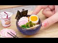 Perfect Miniature RAMEN Recipe Spicy Chicken Noodles ASMR Mini Food By Miniature Cooking