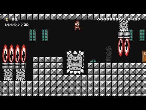 The fall of King Thwomp by JUPIDUR - Super Mario Maker 2 - No Commentary 1bw