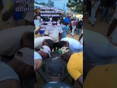 Fiestas de las pecadoras en San Antonio sucre .La capita de la alegria un domingo diferente.