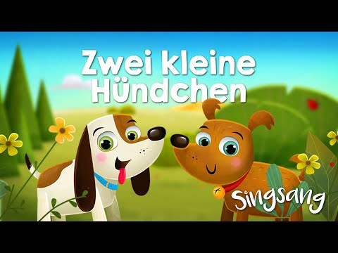 Zwei kleine Hündchen - Singsang - Lieder für Kinder🎺☀️