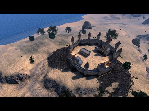 Castle Siege | 200 SPARTANS vs 10.000 ARMY | UEBS