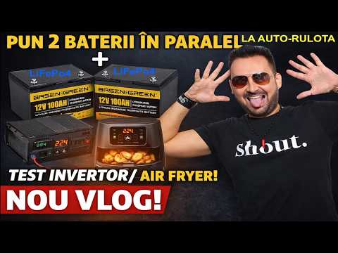 Upgrade Sistem solar + Am Gatit la AirFryer Copane cu Ciuperci