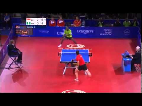 Tennis de table - Gao Ning vs Segun Toriola  incroyable point !
