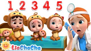 5 Little Monkeys Jumping on the Bed [Classic Version] | EP98 | LiaChaCha Kids Songs &amp; Nursery Rhymes