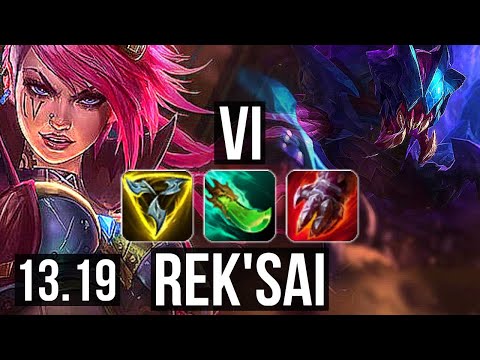 VI vs REK'SAI (JNG) | 10/1/10, Godlike, 300+ games | EUW Master | 13.19