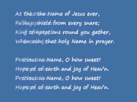 Take The Name Of Jesus With You