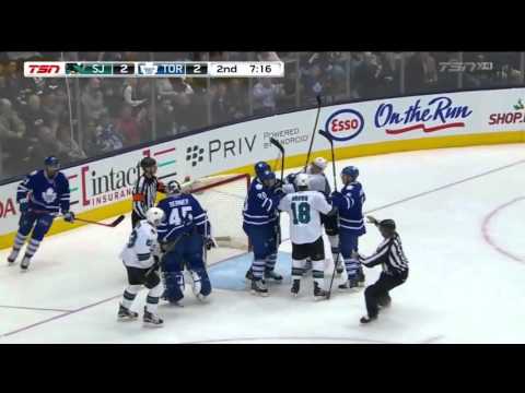 Sharks @ Maple Leafs Highlights 12/17/15