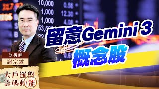 留意Gemini 3概念股 (圖)