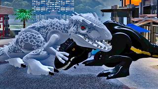 INDORAPTOR VS INDOMINUS REX no LEGO Jurassic World