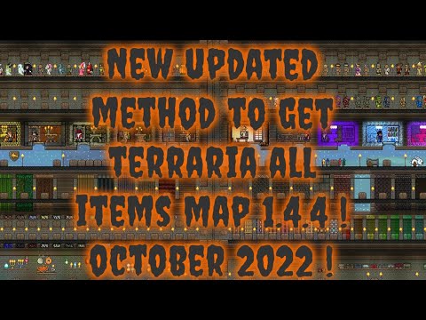 HOW TO GET NEW TERRARIA ALL ITEMS MAP 1.4.4 FOR XBOX ONE OCTOBER 2022 ! (AFTER PATCH)