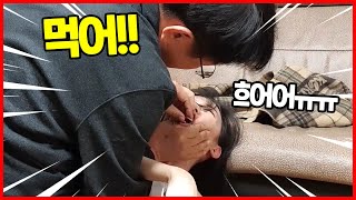 해리포터 젤리빈을 먹여(어) 보았습니다