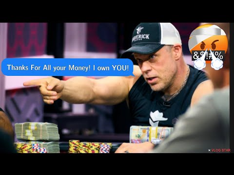 Eric Persson | The King Of Trash Talk In | High Stakes Poker