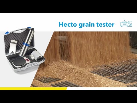 Hecto grain tester - how to measure bulk density or test weight