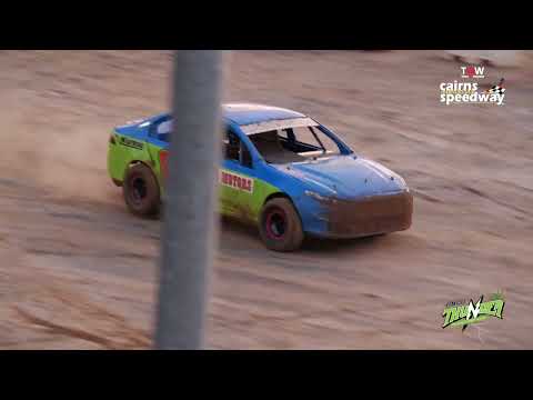 June 24 at TWW Cairns Speedway - Modified Sedans heat 1 - Thunder in the Canefields