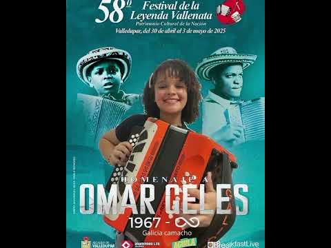 Galicia Camacho, talento del Cerro de San Antonio, Magdalena  en Festival de la Leyenda Vallenata