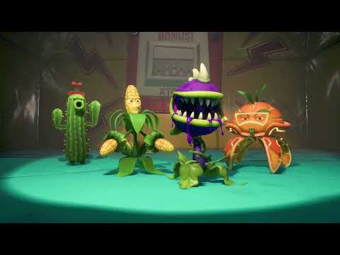 Plants vs Zombies Battle for Neighborville - Funderdome Battle Arena - multiplayer split screen