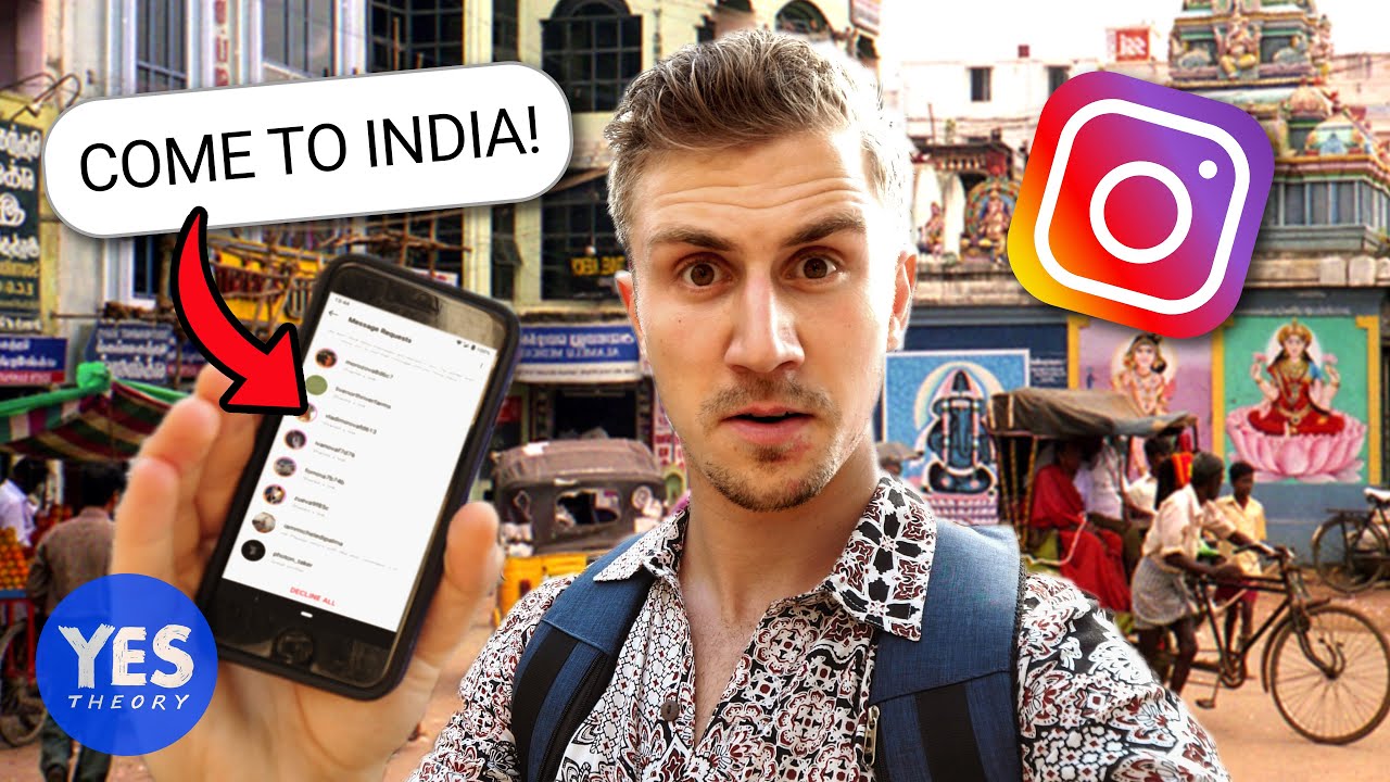 SAYING YES TO A CRAZY INSTAGRAM DM (Flew to INDIA!!)