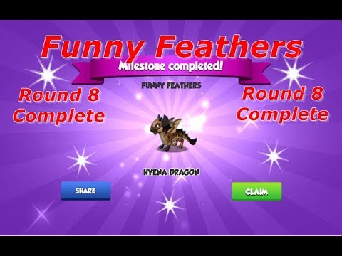 Funny Feathers-Dragon mania legends | Hyena Dragon | Solo Event | DML | HD