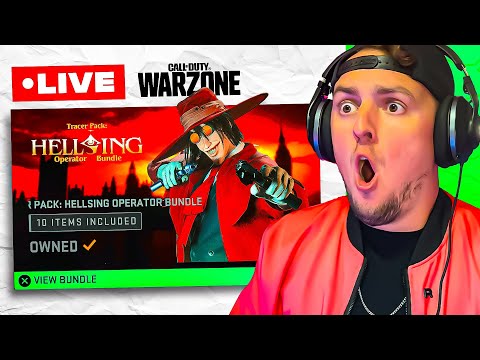 🔴 LIVE - USING the NEW ALUCARD Hellsing Operator Bundle in WARZONE CUSTOMS