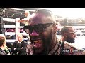 DEONTAY WILDER GIVES MIKEY GARCIA MAD RESPECT "HE CAME IN & FOUGHT THE BEST AT 147!"
