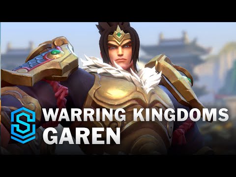 Warring Kingdoms Garen Wild Rift Skin Spotlight