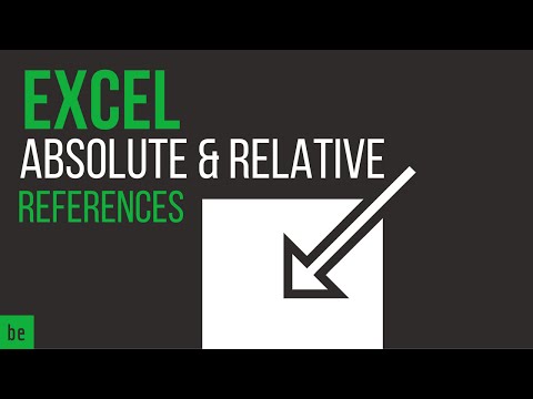 What is an Absolute and Relative Reference in Excel?