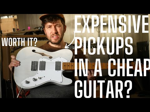 Is It Worth Putting EXPENSIVE PICKUPS in a CHEAP GUITAR? (I Didn't Think So)