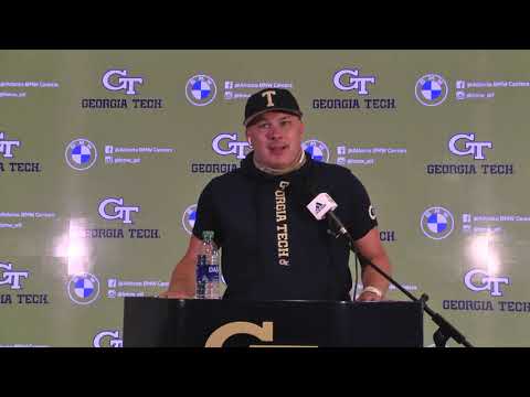 GT Football: #CLEMvsGT Coach Collins Postgame Press Conference