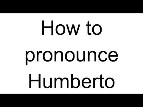 How to Pronounce Humberto (Portuguese)