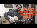 Don't Get Around Much Anymore - guitar lesson w/tabs