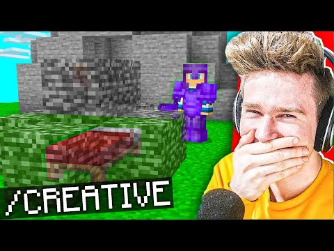 CHEATING ON MINECRAFT BED WARS *WITH VIEWERS* 😂