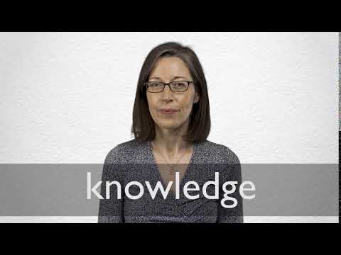 Part of a video titled How to pronounce KNOWLEDGE in British English - YouTube