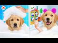 WE ADOPTED A BARBIE New Beauty Makeover For Barbie Doll Tiny Miniature DIYs By 123 GO