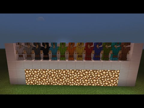 Как покрасить кожаную одежду в майнкрафте