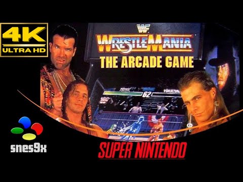 WWF WrestleMania: The Arcade Game (SNES) - Full Gameplay - (UHD 4K 60 FPS)