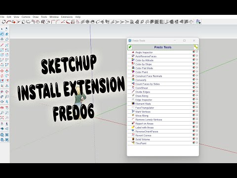 SKETCHUP - PASANG/INSTALL PLUGIN EXTENSION FREDO6