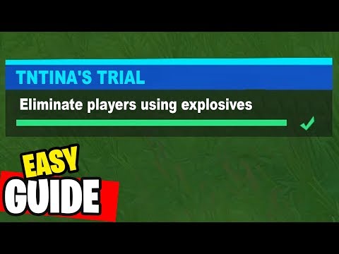 Eliminate players using explosives Fortnite