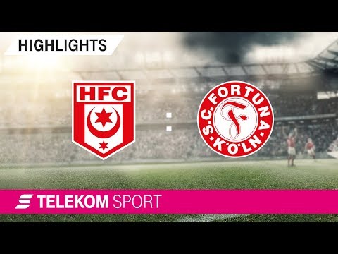 Hallescher FC - Fortuna Köln | Spieltag 2, 18/19 | Telekom Sport