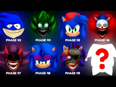 Every NEW Sprunki OC: Horror Phase 41-50 of Sonic in 11 minutes (Horror Versions)
