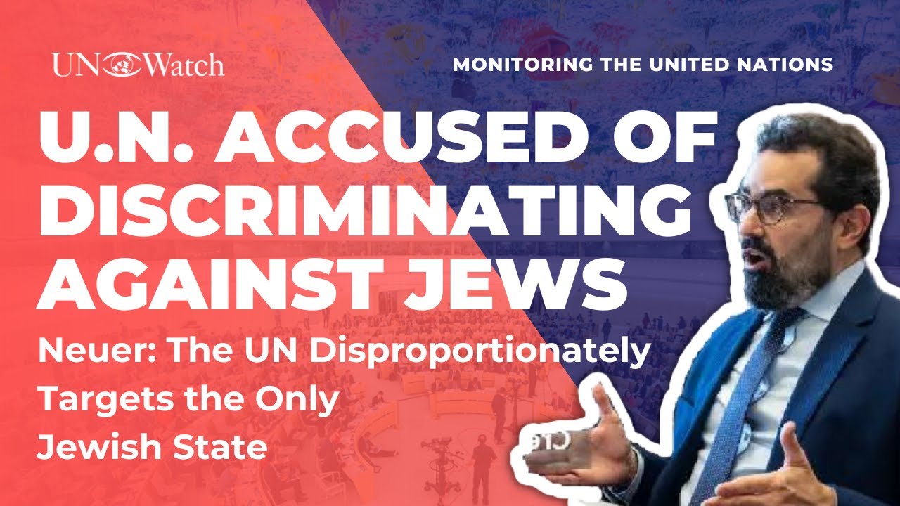 Why is the UN defining Judaism as a war crime?