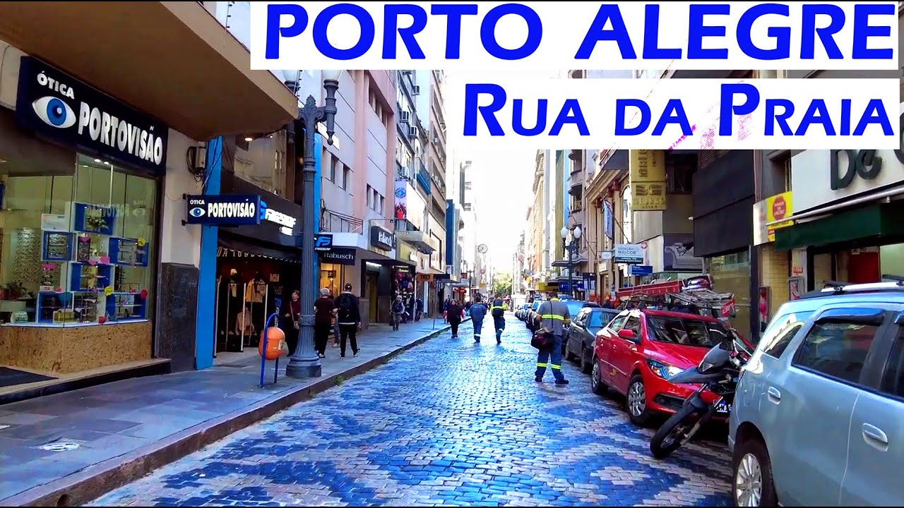 CAMINHADA PELA RUA DA PRAIA.