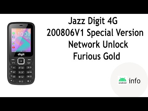 Jazz Digit 4G | 200806V1 Special Version | Flash & Network Unlock Furious Gold | Andrioid info
