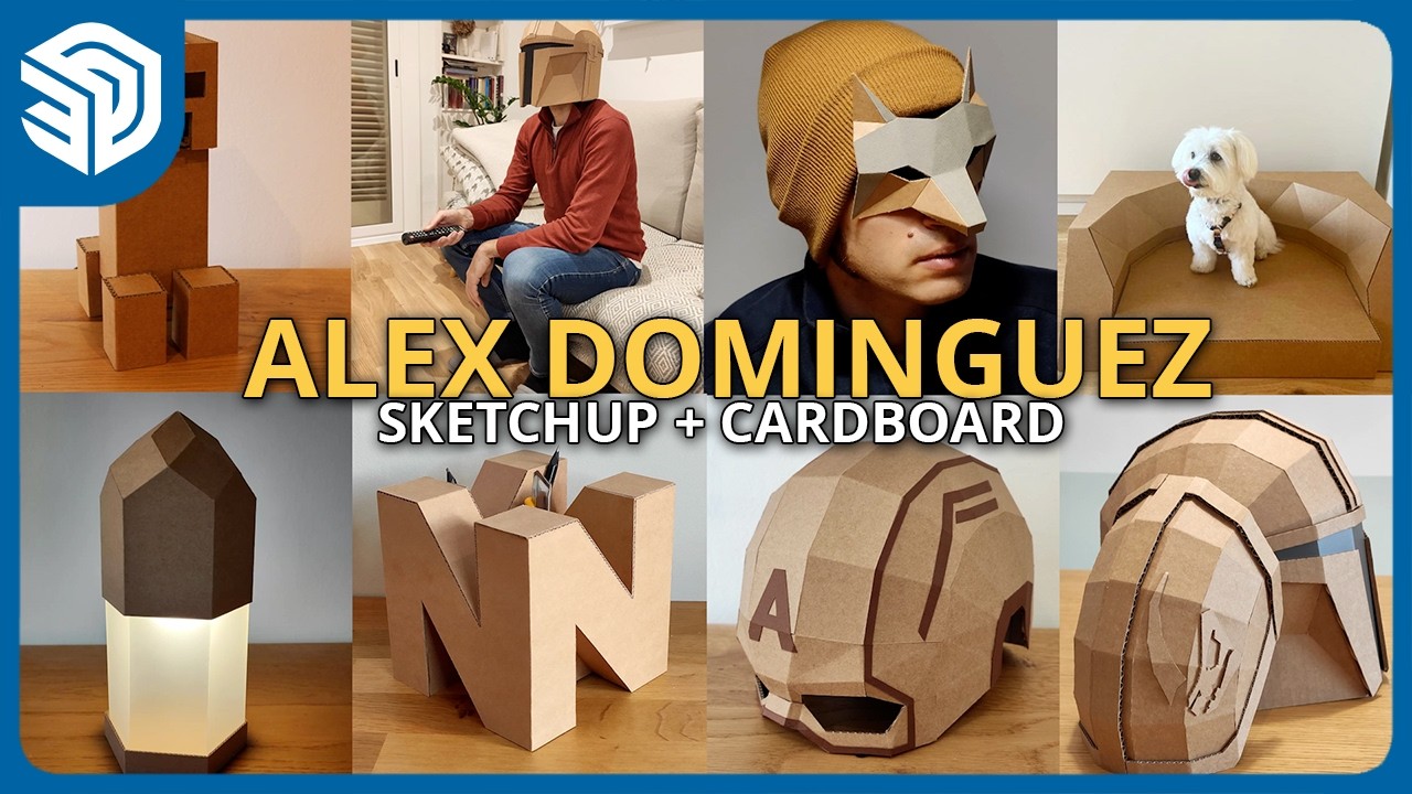 Video thumbnail for The INSANE Cardboard Art of Alex Dominguez